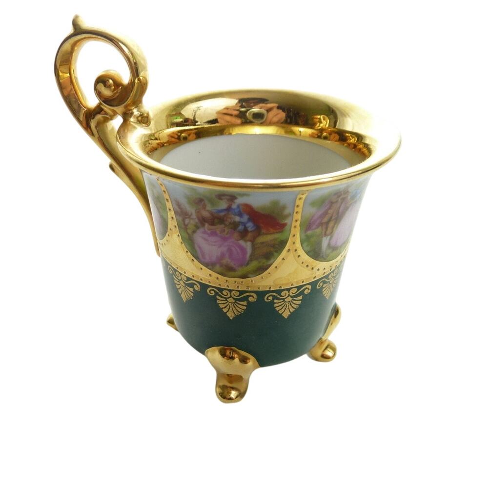Vintage JKW Bavaria Tea Cup | Josef Kuba Western Germany Fragonard Love Story